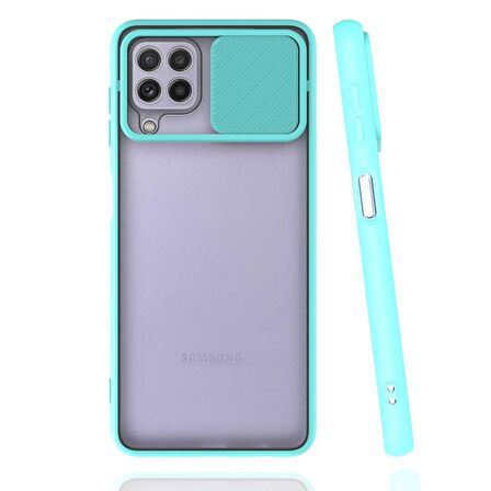 Galaxy A22 4G Kılıf Zore Lensi Kapak
