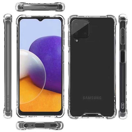 Galaxy M22 Kılıf Darbe Önleyici Anti Shock Özellikli Kamera Korumalı Silikon Novatech