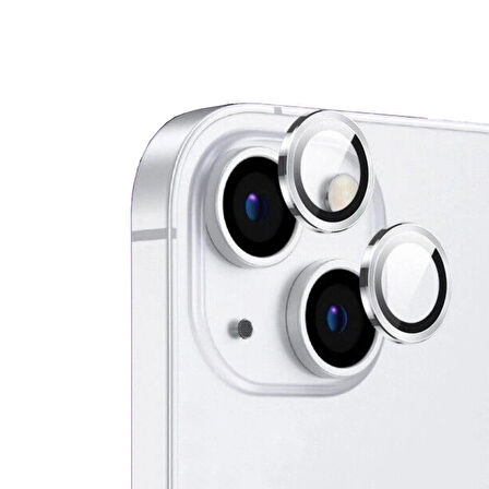iPhone 14 Plus Uyumlu Zore CL-12 Premium Safir Parmak İzi Bırakmayan Anti-RefCLOive Kamera Len