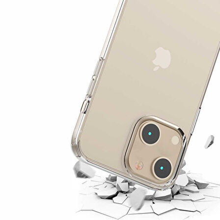 iPhone 13 Mini Uyumlu Zore Coss Kılıf-Renksiz