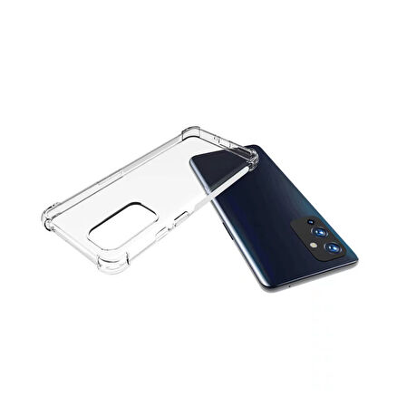 One Plus 9 Kılıf Zore Nitro Anti Shock Silikon-Renksiz
