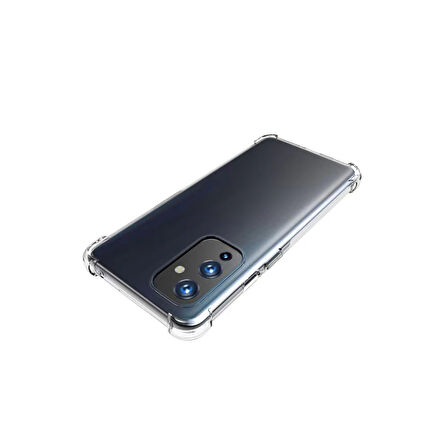 One Plus 9 Kılıf Zore Nitro Anti Shock Silikon-Renksiz