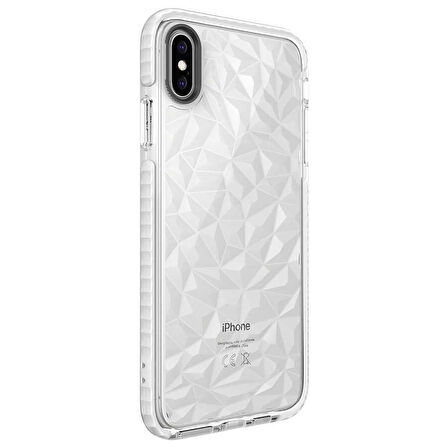 iPhone XS Max 6.5 Uyumlu Zore Buzz Kapak-Beyaz