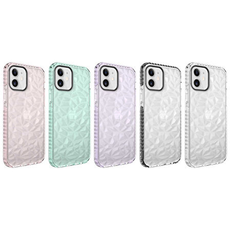 iPhone 12 Uyumlu Zore Buzz Kılıf-Siyah