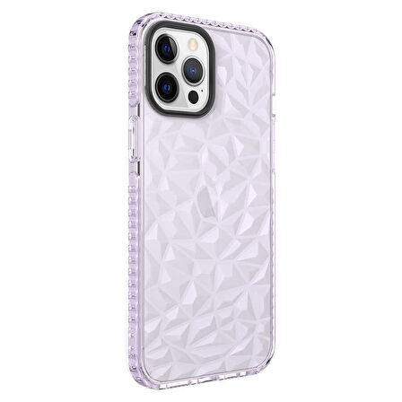 iPhone 12 Pro Max Uyumlu Zore Buzz Kılıf-Mor