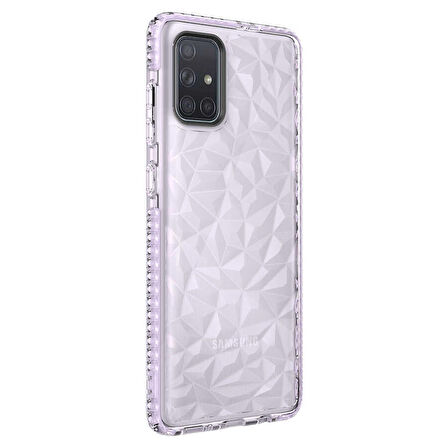 Galaxy A71 Uyumlu Zore Buzz Kapak-Mor