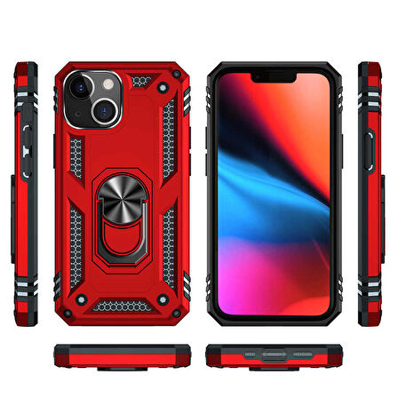 iPhone 13 Mini Uyumlu Zore Vega Kapak-Siyah