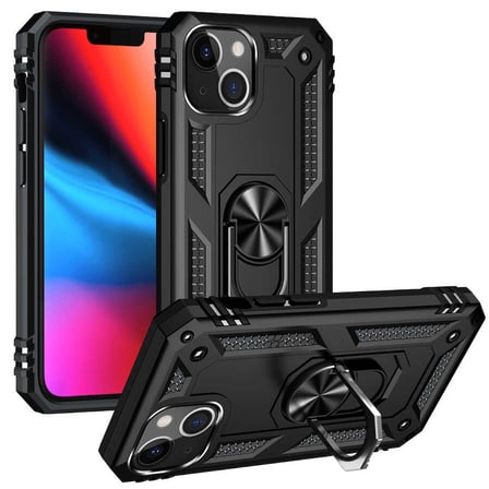 iPhone 13 Mini Kılıf Kamera Koruyucu Manyetik Standlı Tank Koruma Novatech