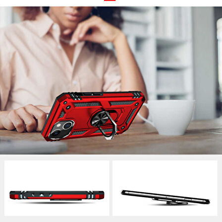 iPhone 13 Mini Uyumlu Zore Vega Kılıf-Gri