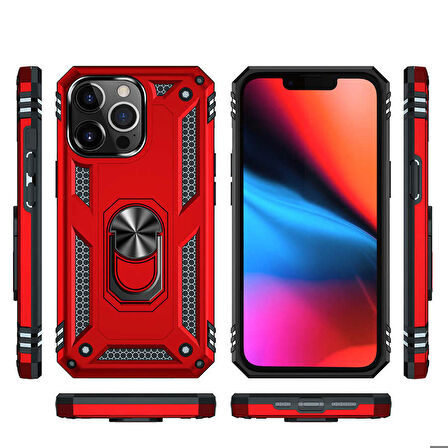 iPhone 13 Pro Uyumlu Zore Vega Kapak-Rose Gold