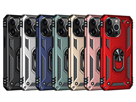 iPhone 13 Pro Max Uyumlu Zore Vega Kılıf-Siyah