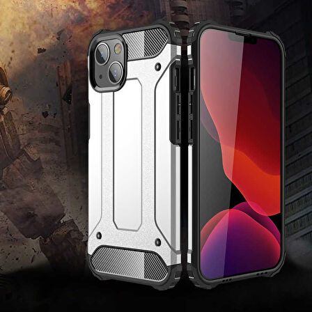 iPhone 13 Mini Uyumlu Zore Crash Silikon Kılıf-Mavi
