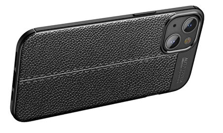 iPhone 13 Mini Uyumlu Zore Niss Silikon Kapak-Siyah