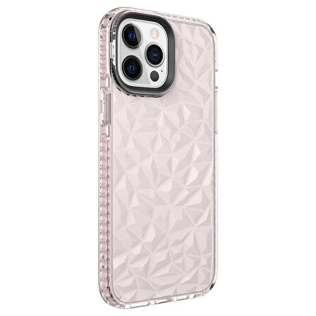 iPhone 13 Pro Uyumlu Zore Buzz Kapak-Pembe