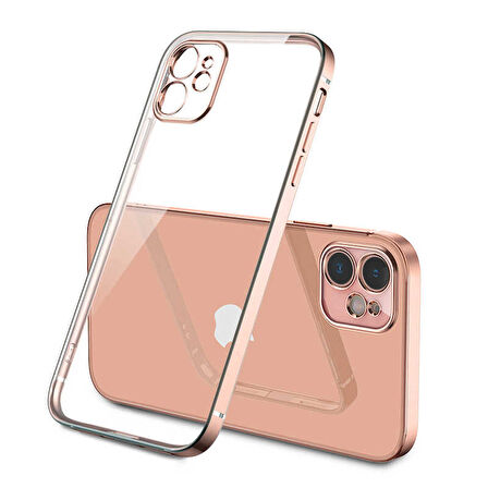 iPhone 12 Uyumlu Zore Gbox Kılıf-Gold