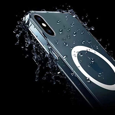 iPhone X Uyumlu Zore Tacsafe Wireless Kapak-Renksiz
