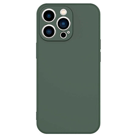 iPhone 13 Pro Uyumlu Zore Mara Lansman Kılıf-Koyu Yeşil