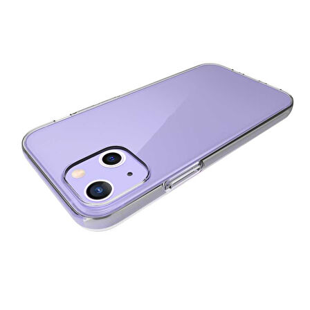 iPhone 13 Mini Uyumlu Zore Süper Silikon Kılıf-Renksiz