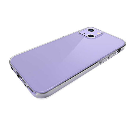 iPhone 13 Mini Uyumlu Zore Süper Silikon Kılıf-Renksiz