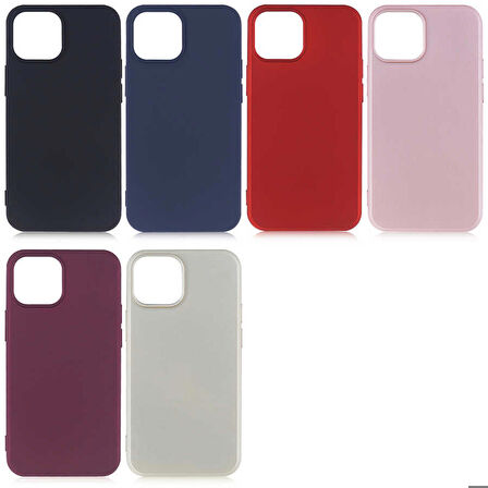 iPhone 13 Mini Uyumlu Zore Premier Silikon Kapak-Rose Gold