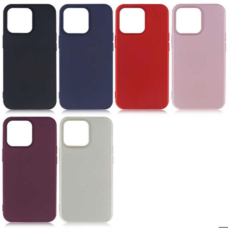 iPhone 13 Pro Uyumlu Zore Premier Silikon Kapak-Mürdüm