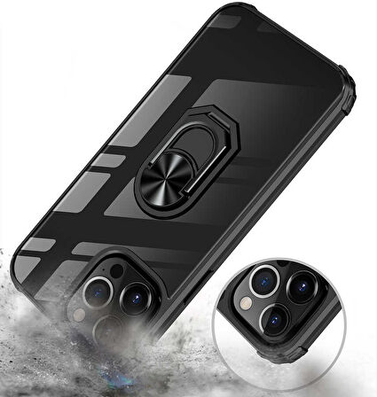 iPhone 13 Pro Uyumlu Zore Mola Kılıf-Siyah
