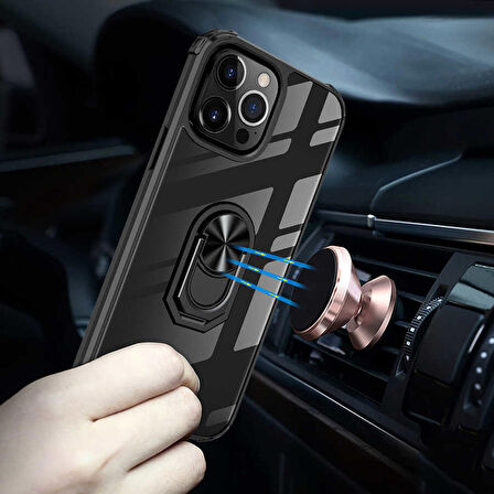 iPhone 13 Pro Uyumlu Zore Mola Kapak-Siyah