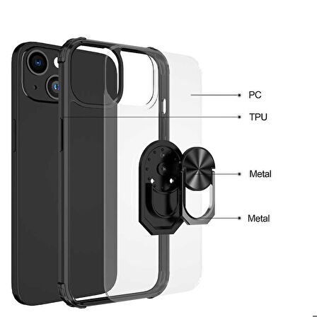 iPhone 13 Uyumlu Zore Mola Kapak-Kırmızı