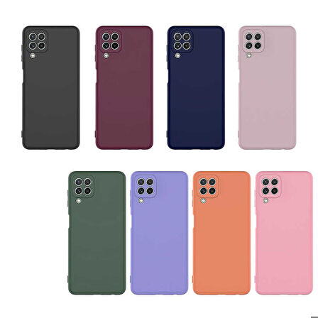 Galaxy M22 Uyumlu Zore Mara Lansman Kapak-Koyu Yeşil