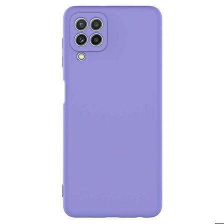 Galaxy A22 4G Uyumlu Zore Mara Lansman Kapak-Lila