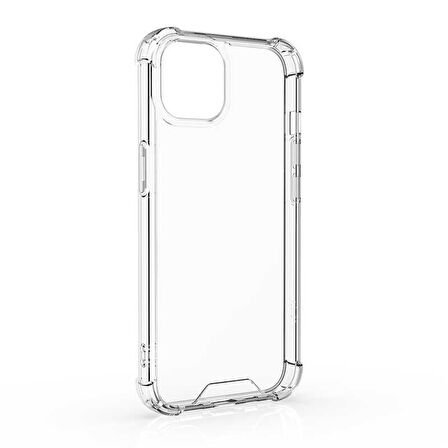 iPhone 13 Uyumlu Zore Kamera Korumalı Nitro Anti Shock Silikon-Renksiz