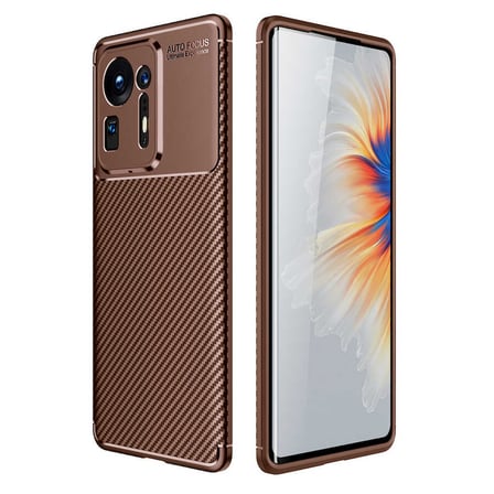 Xiaomi Mi Mix 4 Kılıf Karbon Görünümlü Silikon Kamera Korumalı Üstün Koruma Novatech