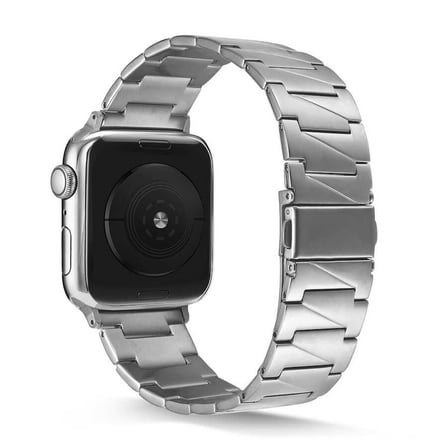 Watch Ultra 49mm Kordon Uyumlu KRD-48 Metal Strap Kayış CLO- Siyah