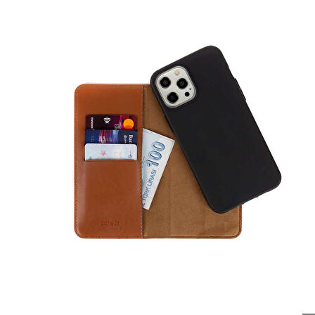 iPhone 6 Uyumlu Zore Multi Cüzdan Kılıf-Gold