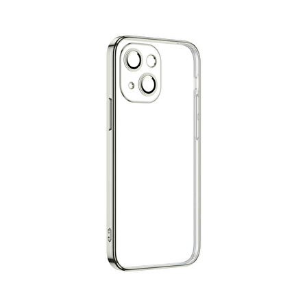 iPhone 13 Mini Uyumlu Zore Krep Kılıf-Gümüş