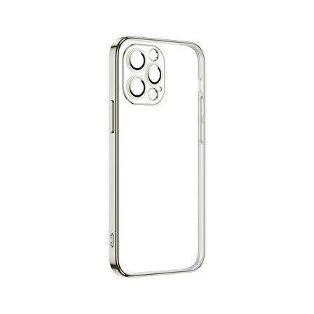 iPhone 13 Pro Uyumlu Zore Krep Kılıf-Gümüş