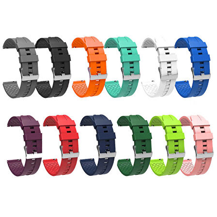 Galaxy Watch Active 2 44mm KRD-23 20mm Uyumlu Zore Kordon-Pembe
