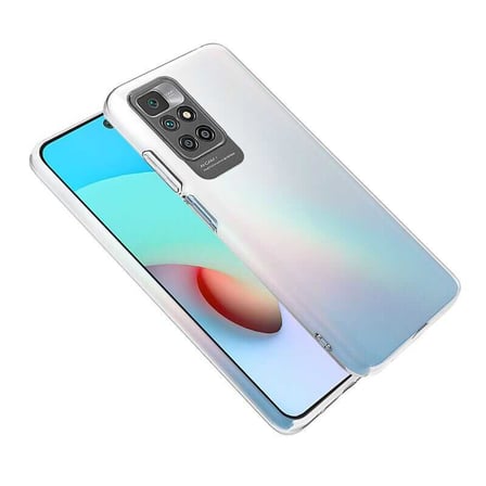 Xiaomi Redmi 10 Kılıf Kamera Korumalı Şeffaf Kalın Üstün Koruma Silikon Novatech