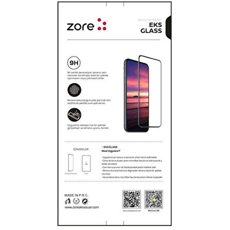 iPhone 14 Plus Uyumlu Zore EKS Cam Ekran Koruyucu