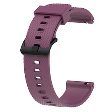 Lexroo Gear S2 20mm Silikon Kordon - Koyu Mor