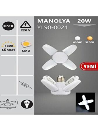 Noas NOAS20 Watt Manolya Led Ampul