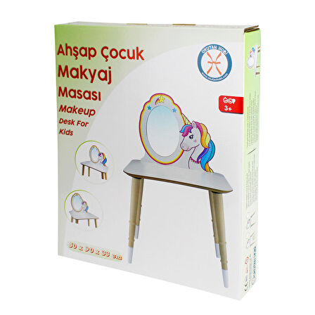 Toysilla Ahşap Çocuk Makyaj Masası - T3003