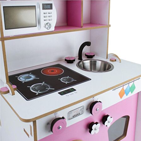 ÇG83 Çocuk Oyun Mutfağı -Pembe