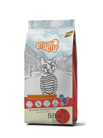 Mamamia Beef Dog Biftekli Yetişkin Köpek Maması 15 Kg
