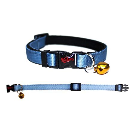 Natura Adult Cat Collar - Blue