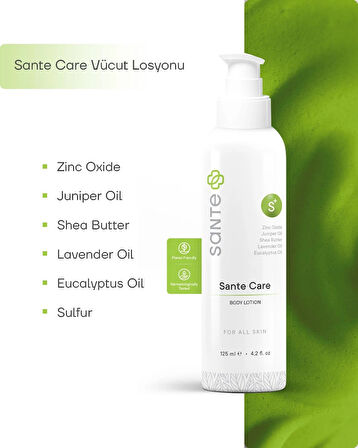 Sante Plus Sante Care Kaşıntı ve Uyuz Vücut Losyonu 125 Ml