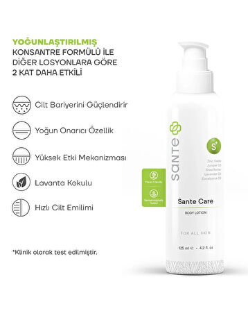 Sante Plus Sante Care Kaşıntı ve Uyuz Vücut Losyonu 125 Ml
