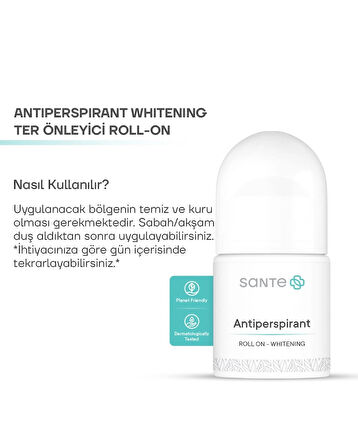 Sante Plus Beyazlatıcı Terleme Önleyici Roll On 50 ml