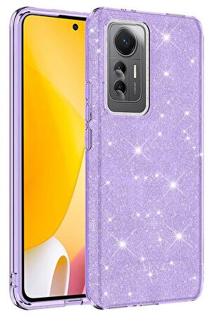 Xiaomi Mi 12  Kılıf Simli Renkli Silikon