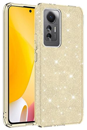 Xiaomi Mi 12  Kılıf Simli Renkli Silikon